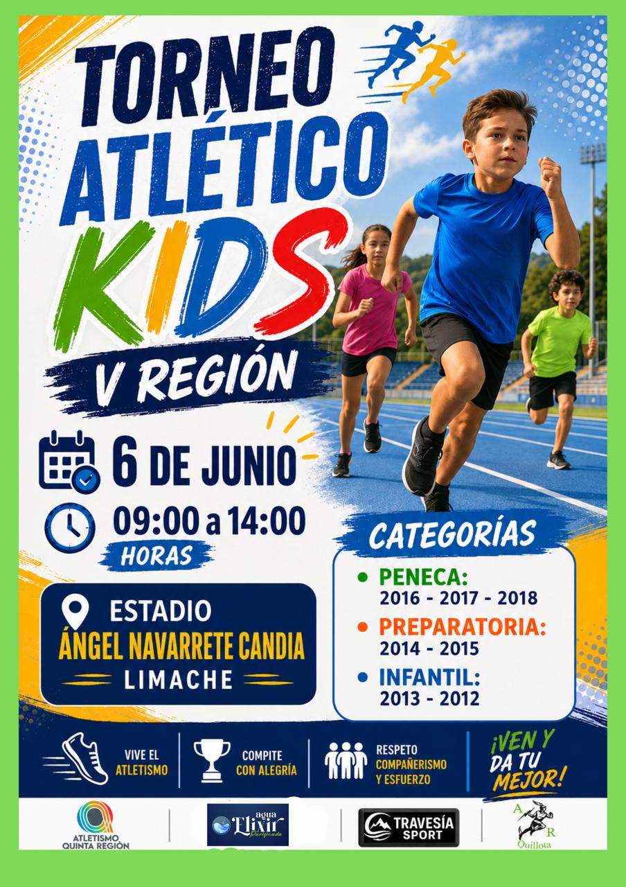 Flyer I Torneo Atlético Kids V Región